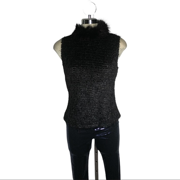 Black Fency Top Sleeveless Size M - Picture 9 of 16